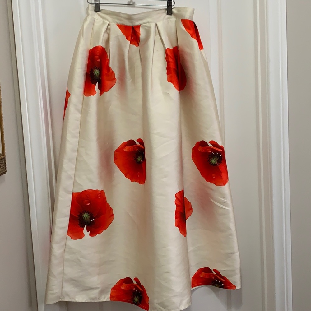 Beautiful Blossom Jacquard Maxi skirt • Chic Wish